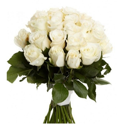  Rusya Çiçek Gönder Rusya 19 Beyaz Gülden Buket