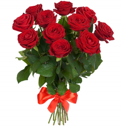  Rusya Çiçek Siparişi Rusya 11 Kırmızı Gül Buketi