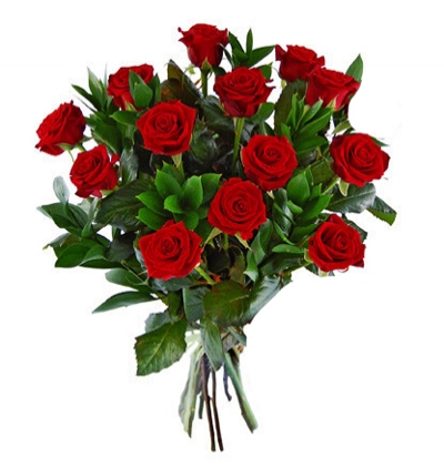  Rusya Çiçek Siparişi Rusya 13 Kırmızı Gül Buketi