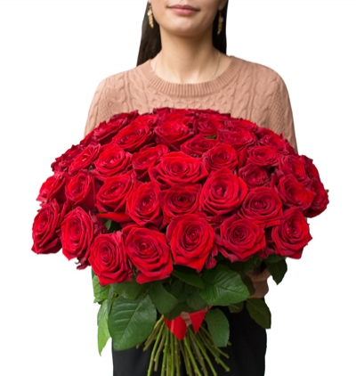  Rusya Çiçek Siparişi 51 Kırmızı Güller