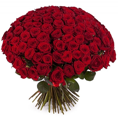  Rusya Çiçek 101 Kırmızı Güller
