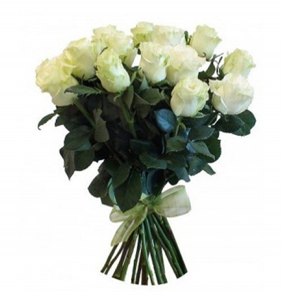 7 gül yeşillik ve cipsofilla Çiçeği & Ürünü Rusya 13 Beyaz Gül 